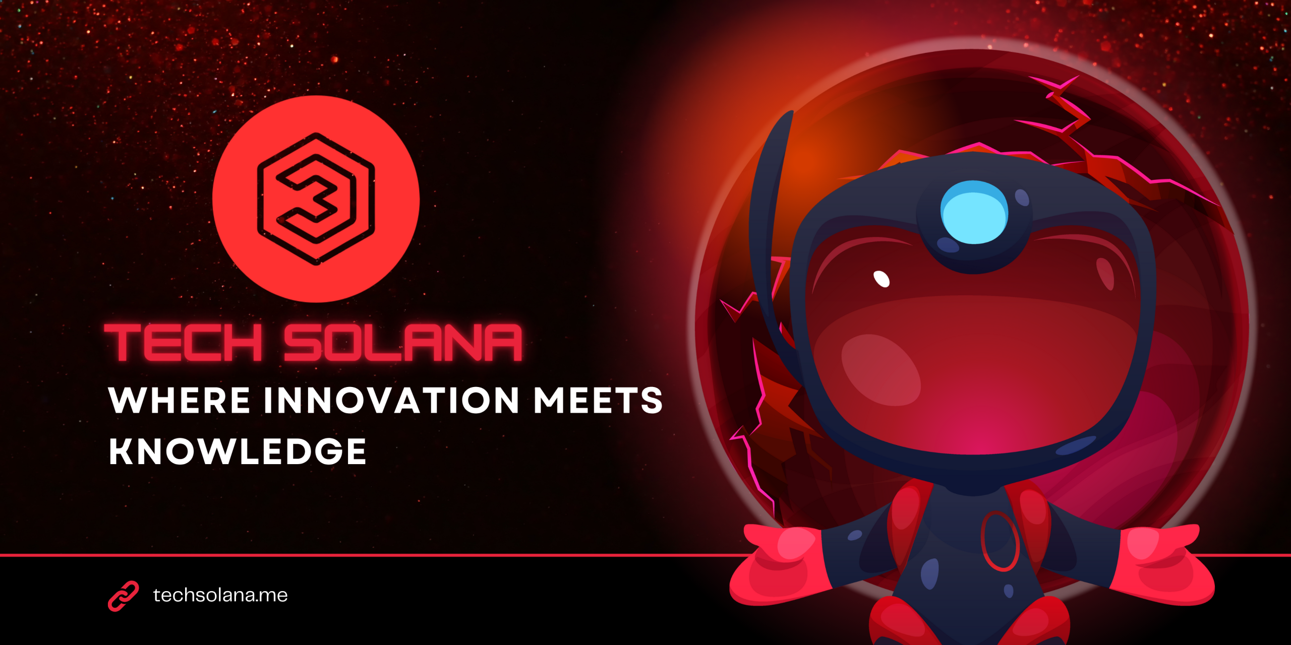 Red and Black Modern Tech Business Animated Banner